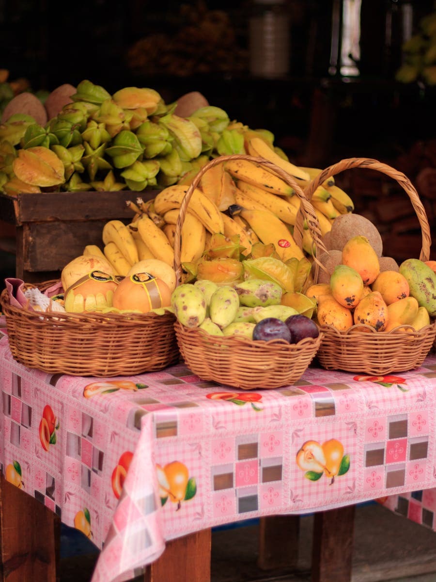 Fruit market sample exported as JPG